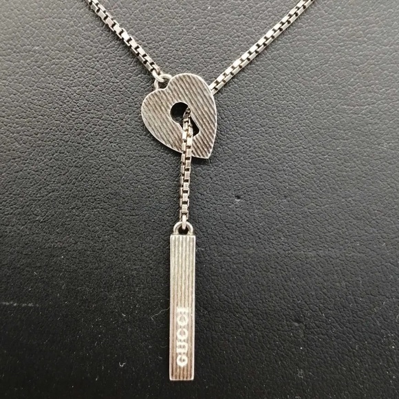 Gucci!! 925 Sterling Solver Necklace - Picture 1 of 5